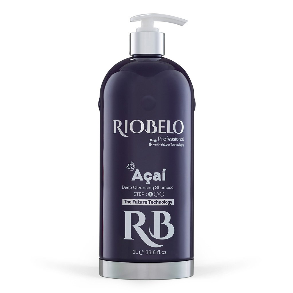 1L Açaí Deep Cleansing Shampoo For Dyed Hair by RIOBELO