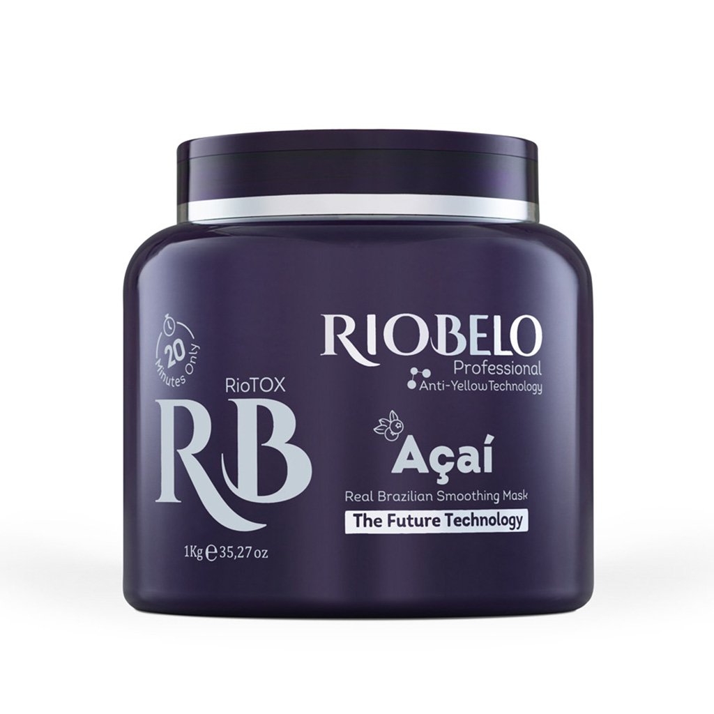 1kg RioTox - Professional Real Brazilian Smoothing Mask For Dyed Hair by RIOBELO