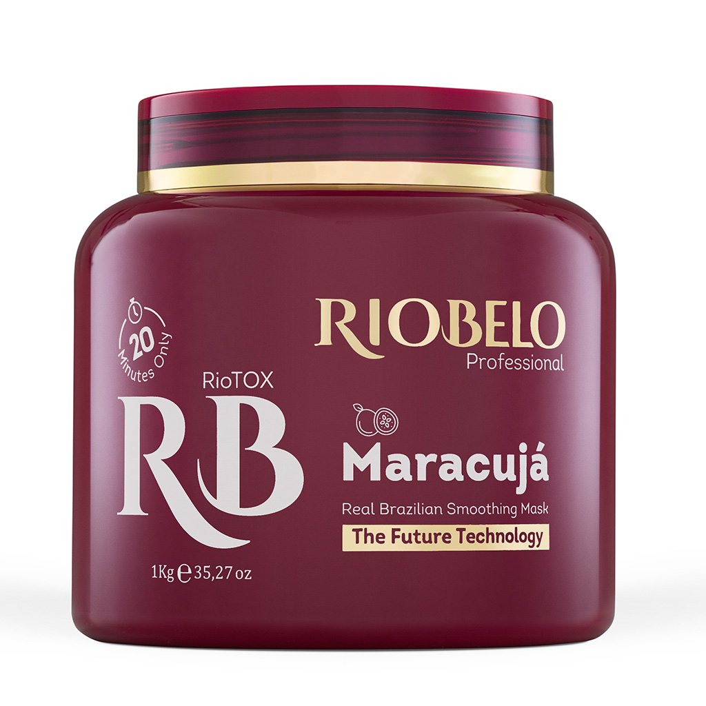 1kg RioTox - Professional Real Brazilian Smoothing Mask For Normal and Curly Hair by RIOBELO