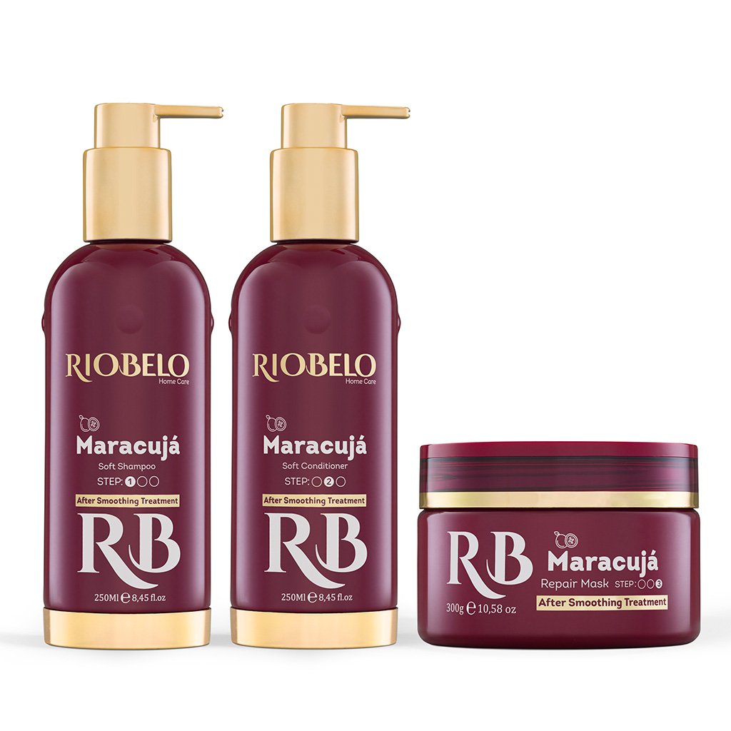 Brazilian made Shampoo, Conditioner, and Mask for Normal and Curly Hair by RIOBELO