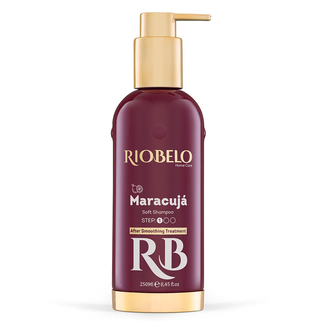250ml MARACUJÁ SOFT SHAMPOO for Curly and Normal Hair by RIOBELO