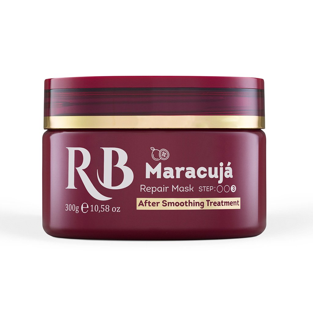 300g MARACUJÁ REPAIR MASK for Normal and Curly Hair by RIOBELO